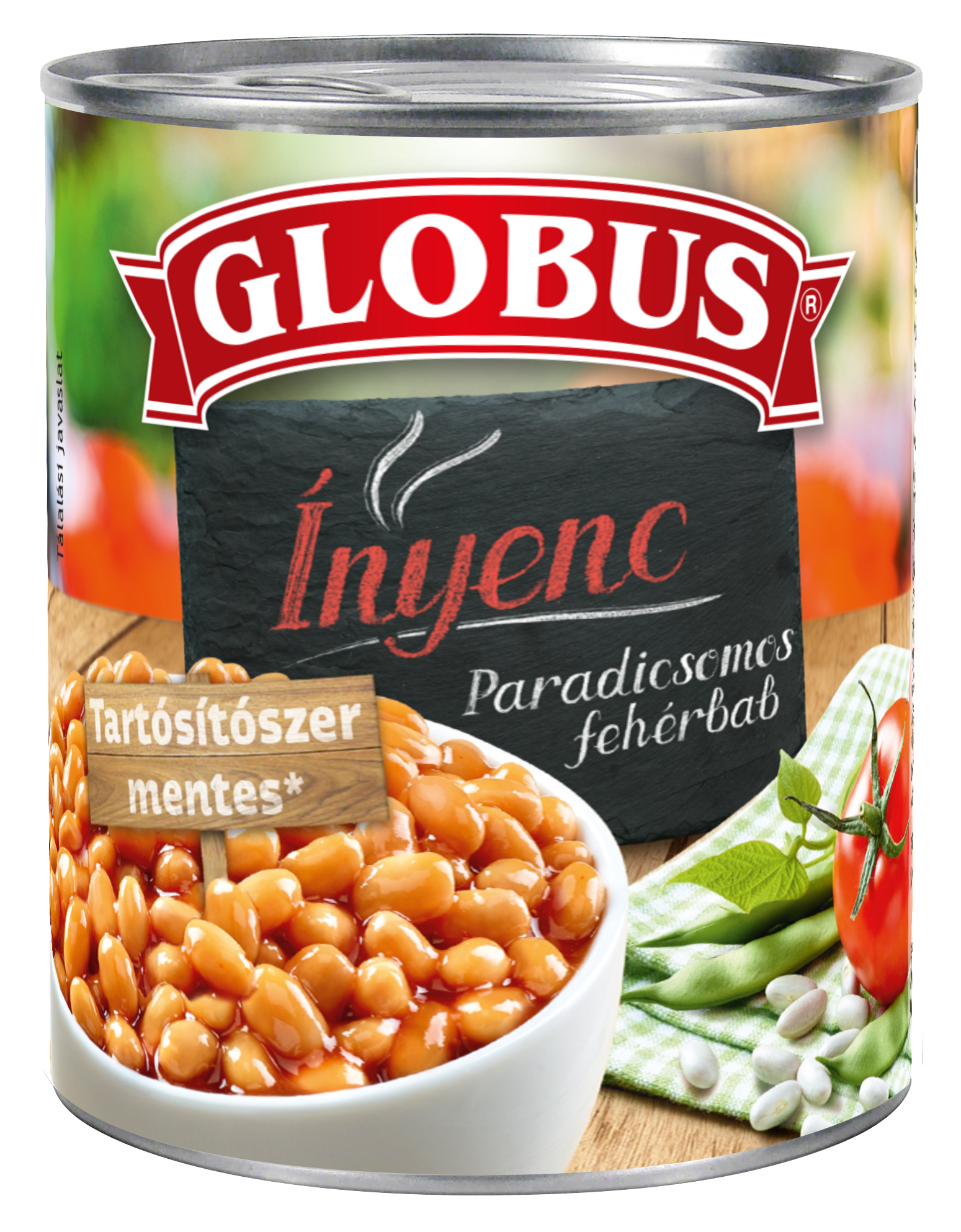 GLOBUS Paradicsomos fehérbab 400g